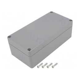 Carcasă universală ABS 80x160x55mm gri deschis | Electronic-mag.ro | Componente Electronice