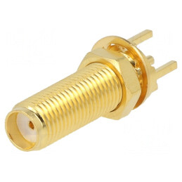 Soclu SMA Mamă 50Ω THT Montare Panou pentru PCB | Electronic-mag.ro | Componente Electronice