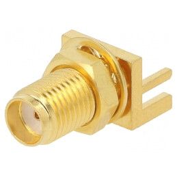 Soclu SMA Mamă Orizontal 50Ω | Electronic-mag.ro | Componente Electronice