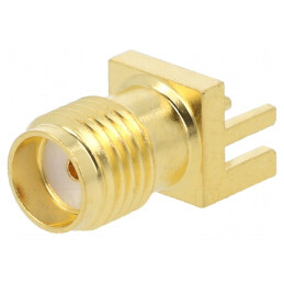 Soclu SMA mamă orizontal 50Ω | Electronic-mag.ro | Componente Electronice
