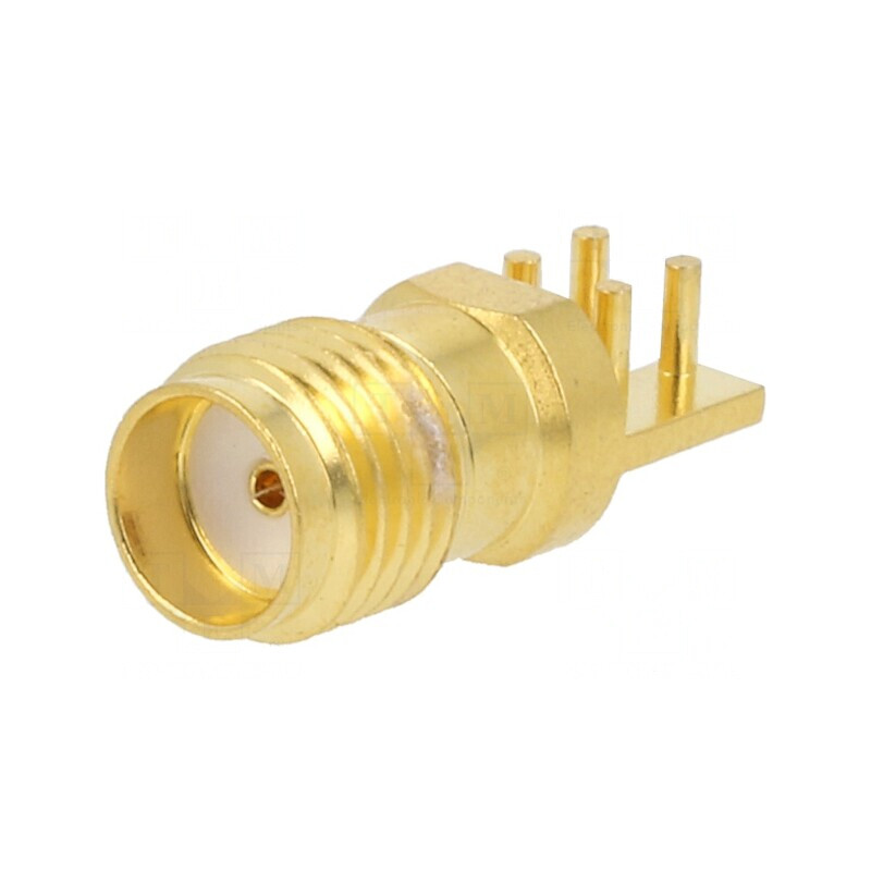 Conector SMA Mamă de Margine 50Ω pentru PCB | Electronic-mag.ro | Componente Electronice