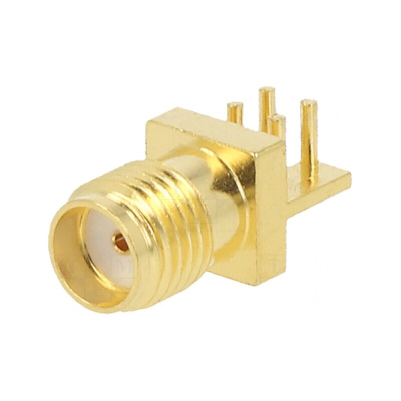 Soclu SMA Mamă Unghi 50Ω pentru PCB | Electronic-mag.ro | Componente Electronice