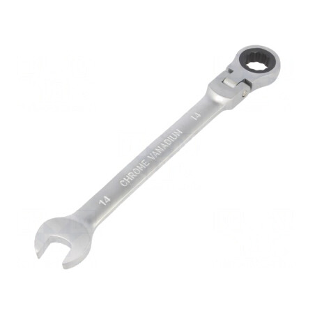 Cheie Combinată cu Piedică și Articulație 14mm Satinată | Electronic-mag.ro | Componente Electronice