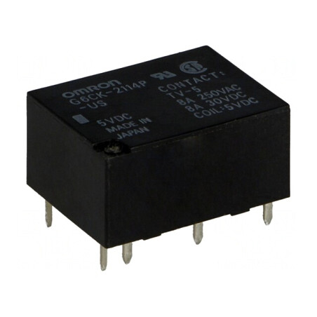 Releu Electromagnetic SPST 5VDC | Electronic-mag.ro | Componente Electronice