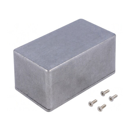 Carcasă Universală Aluminiu IP54 64x115x55mm | Electronic-mag.ro | Componente Electronice