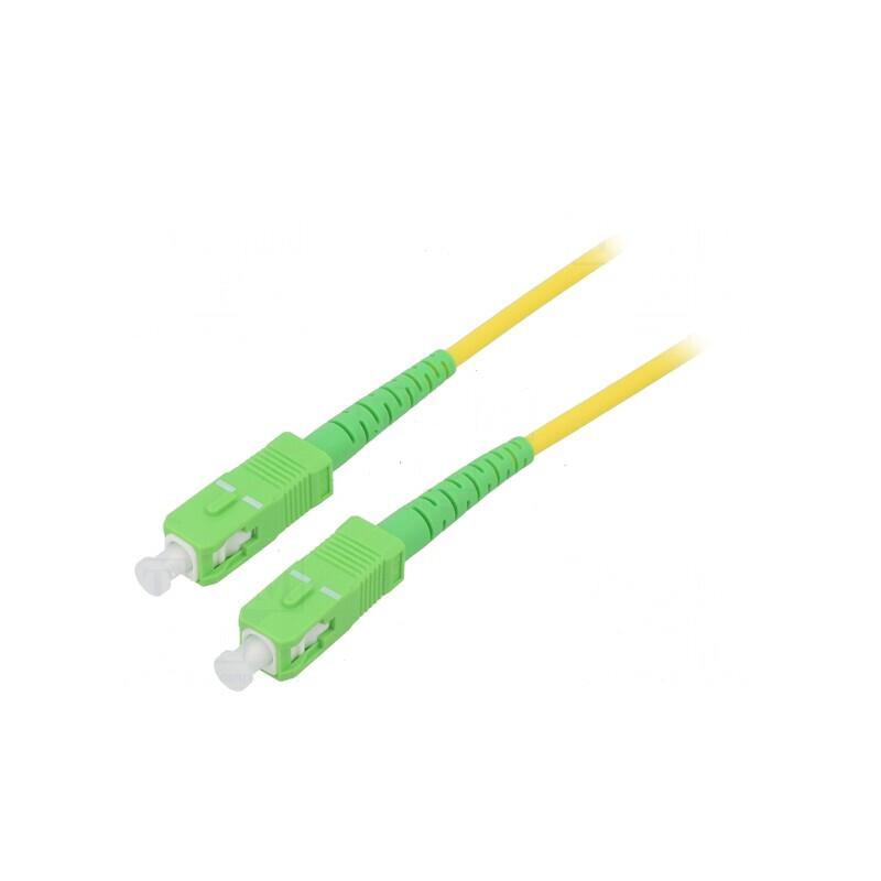 Patch cord fibră optică OS2 SC/APC 20m LSZH | Electronic-mag.ro | Componente Electronice