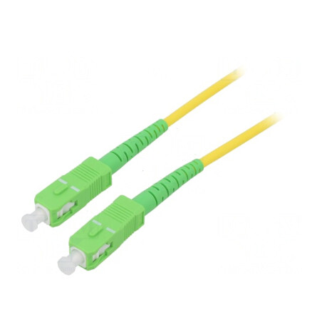 Patch cord fibră optică OS2 SC/APC 20m LSZH | Electronic-mag.ro | Componente Electronice