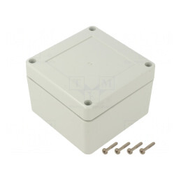 Carcasă Universală 90x90x60mm cu Bucșă din Alamă | Electronic-mag.ro | Componente Electronice