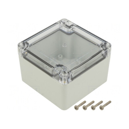 Carcasă Universală 90x90x60mm cu Bucșă din Alamă | Electronic-mag.ro | Componente Electronice