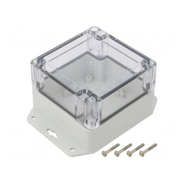 Carcasă Universală Policarbonat IP67 90x90x60mm | Electronic-mag.ro | Componente Electronice