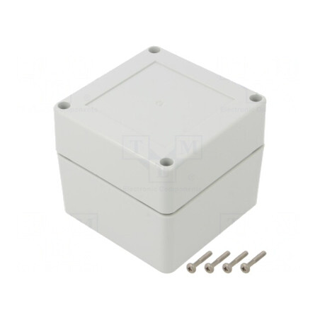 Carcasă Universală 90x90x75 mm cu Bucşă din Alamă | Electronic-mag.ro | Componente Electronice