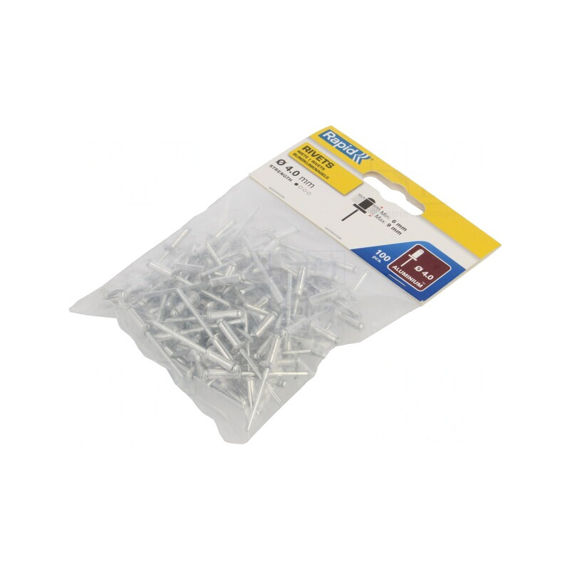 Diblu Aluminiu 4x12mm 100 buc. | Electronic-mag.ro | Componente Electronice Diblu Aluminiu 4x12mm 100 buc. | Electronic-mag.ro | Componente Electronice