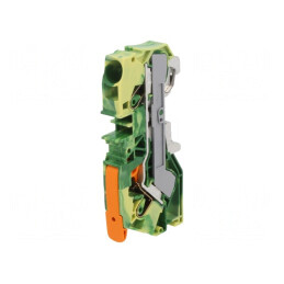 Conector Îmbinare Șine 0,5-16mm2 2 Borne Galben-Verde | Electronic-mag.ro | Componente Electronice