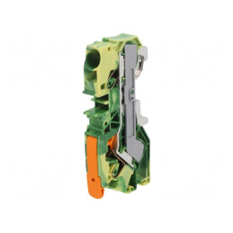 Conector Îmbinare Șine 0,5-16mm2 2 Borne Galben-Verde