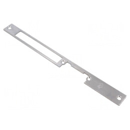 Tablă Frontală Plată Oțel Inoxidabil 21x250mm | Electronic-mag.ro | Componente Electronice