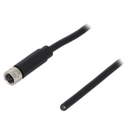 Conector M8 Mamă 4 PIN Drept cu Cablu Mufă 3A 30V | Electronic-mag.ro | Componente Electronice