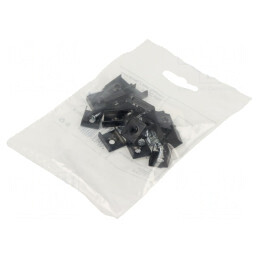 Suport flexibil Z negru 20 buc oțel inoxidabil | Electronic-mag.ro | Componente Electronice