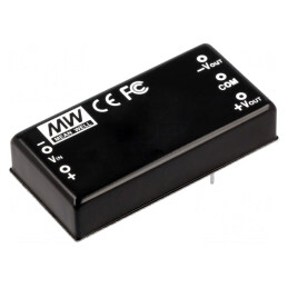 Convertor DC/DC 5W 36-72V la 12V/-12V THT | Electronic-mag.ro | Componente Electronice