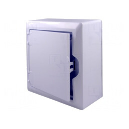 Carcasă pentru aparatură modulară IP40 albă 6 module 400V | Electronic-mag.ro | Componente Electronice
