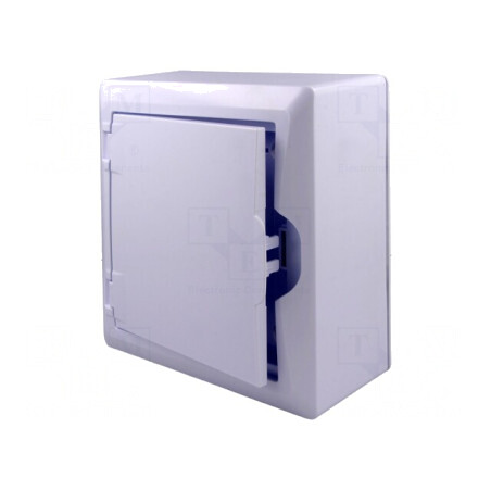 Carcasă pentru aparatură modulară IP40 albă 6 module 400V | Electronic-mag.ro | Componente Electronice