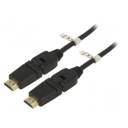Cablu HDMI 2.0 5m Negru HDCP 2.2