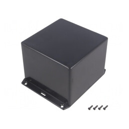 Carcasă Universală ABS Neagră 120x120x90mm | Electronic-mag.ro | Componente Electronice