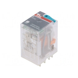Releu Electromagnetic DPDT 110VDC 12A | Electronic-mag.ro | Componente Electronice