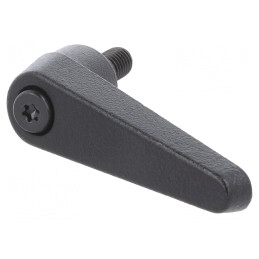 Manetă Franțuzească Neagră 12mm 45mm | Electronic-mag.ro | Componente Electronice