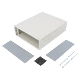 Carcasă ABS Gri Deschis 156x180x52mm | Electronic-mag.ro | Componente Electronice