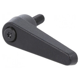 Manetă Franceză Neagră 16mm x 45mm | Electronic-mag.ro | Componente Electronice