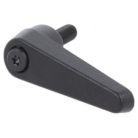 Manetă Franceză Neagră 16mm x 45mm | Electronic-mag.ro | Componente Electronice