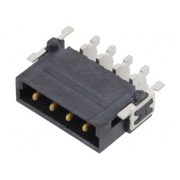 Conector PCB-PCB tată 4 pini 2,54mm Har-flex Power | Electronic-mag.ro | Componente Electronice