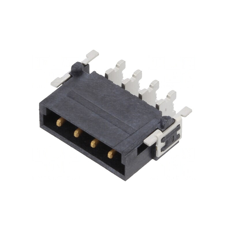 Conector PCB-PCB tată 4 pini 2,54mm Har-flex Power | Electronic-mag.ro | Componente Electronice