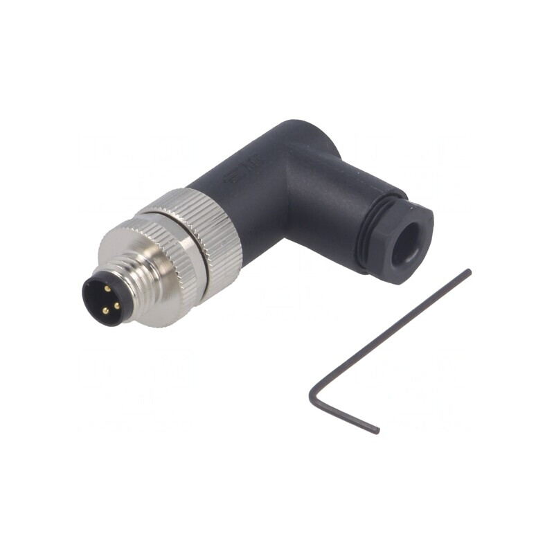 Conector M8 Tată 3 PIN 90° Cablu | Electronic-mag.ro | Componente Electronice Conector M8 Tată 3 PIN 90° Cablu | Electronic-mag.ro | Componente Electronice