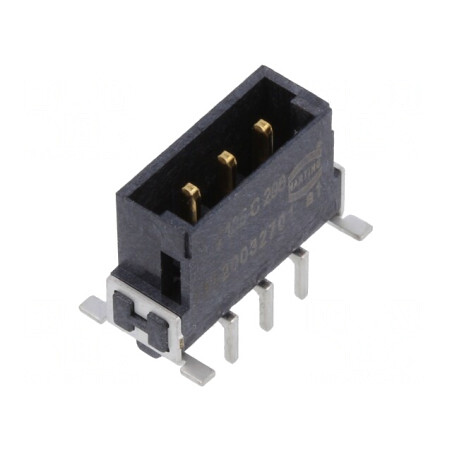 Conector PCB-PCB tată 3 pini 2,54mm har-flex® Power | Electronic-mag.ro | Componente Electronice