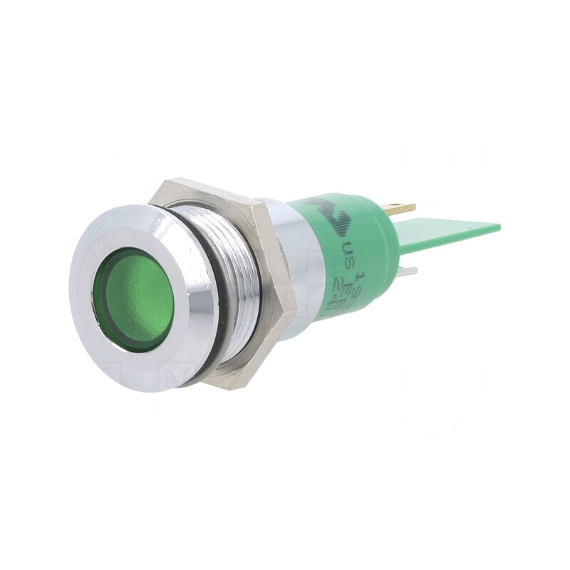 Lampă LED Verde Control 24V Ø16mm | Electronic-mag.ro | Componente Electronice Lampă LED Verde Control 24V Ø16mm | Electronic-mag.ro | Componente Electronice