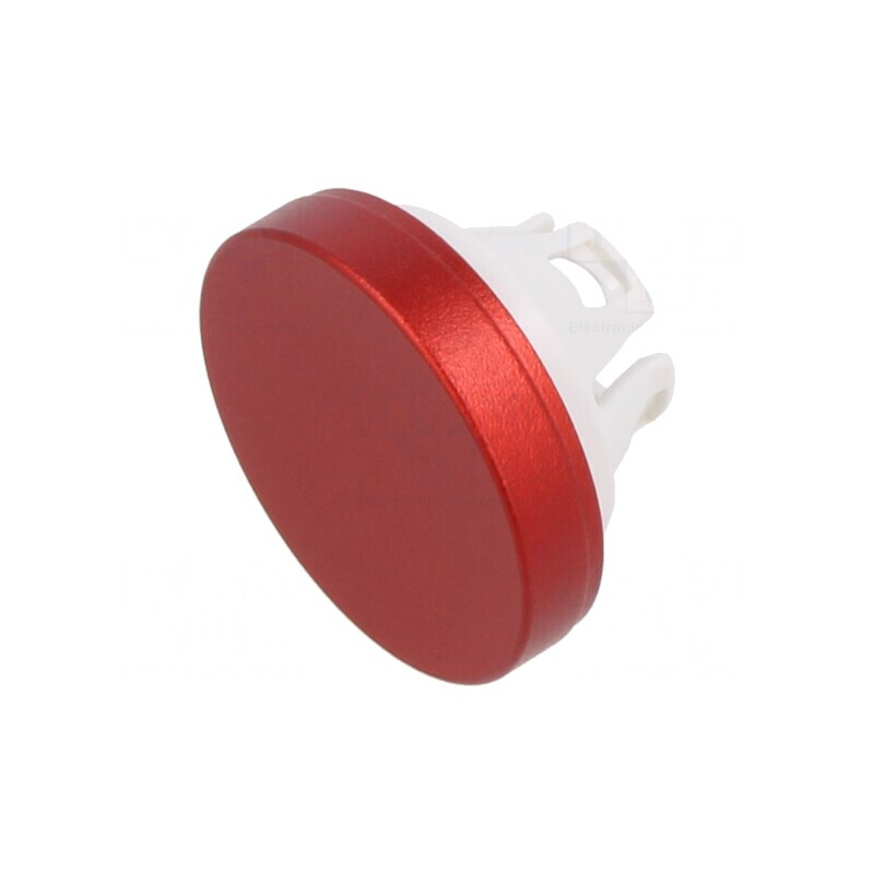 Lentilă Buton 22mm Roșie Aurie Aluminiu | Electronic-mag.ro | Componente Electronice