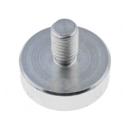Magnet Neodim 6mm 140N Ø 20mm Oțel | Electronic-mag.ro | Componente Electronice