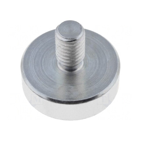 Magnet Neodim 6mm 140N Ø 20mm Oțel | Electronic-mag.ro | Componente Electronice