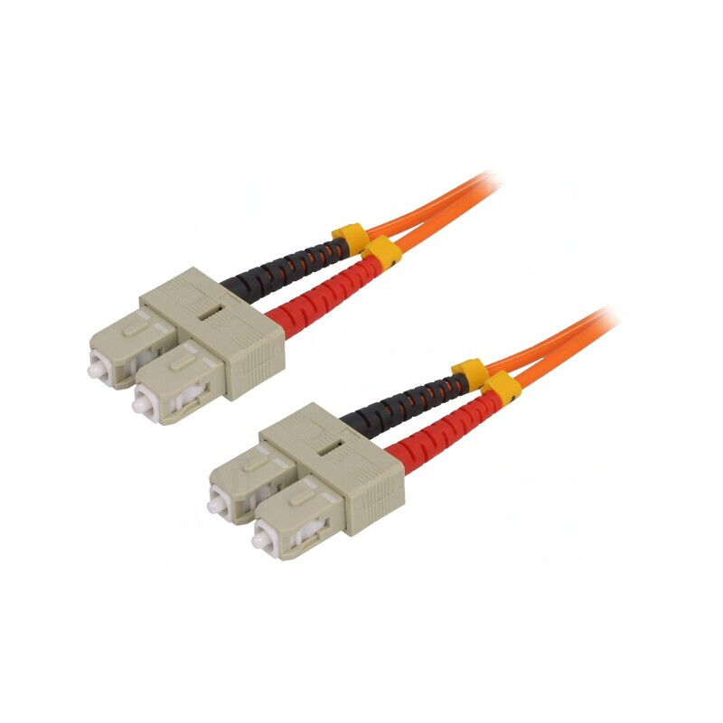 Patch Cord Fibră OM2 SC/UPC 5m LSZH | Electronic-mag.ro | Componente Electronice