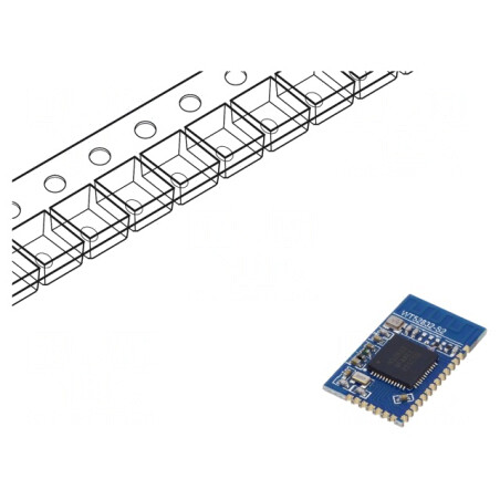Modul Bluetooth Low Energy UART SMD | Electronic-mag.ro | Componente Electronice