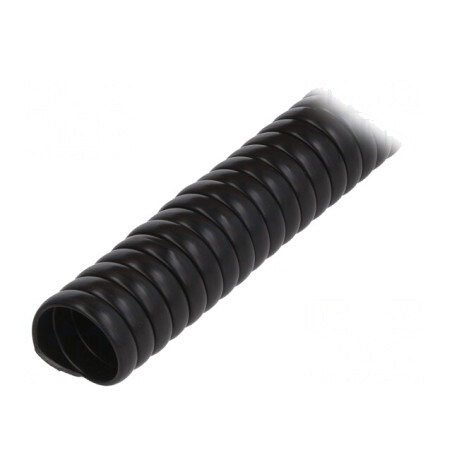 Înfășurare Spirală PVC Neagră 1m Ø 20mm | Electronic-mag.ro | Componente Electronice