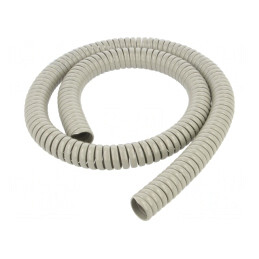 Înfășurare spirală PVC gri 1m 20mm | Electronic-mag.ro | Componente Electronice