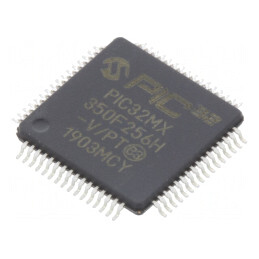 Microcontroler PIC32 256kB TQFP64 8MHz SMD 2,3-3,6V