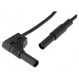Cablu de Măsurare 32A 1kV 1m Negru | Electronic-mag.ro | Componente Electronice