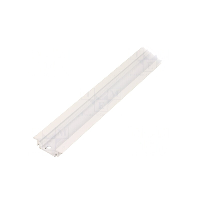 Profil Aluminiu Încastrat 2m pentru Module LED Alb GROOVE10 | Electronic-mag.ro | Componente Electronice