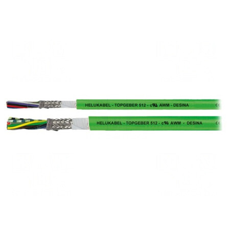 Cablu pentru Servomotoare Hibrid Portocaliu TOPGEBER 512 | Electronic-mag.ro | Componente Electronice