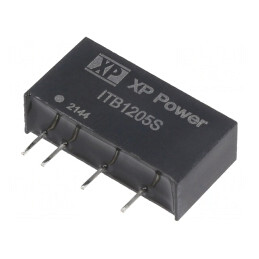 Convertor DC/DC 1W 12V la 5V 200mA SIP 50kHz | Electronic-mag.ro | Componente Electronice