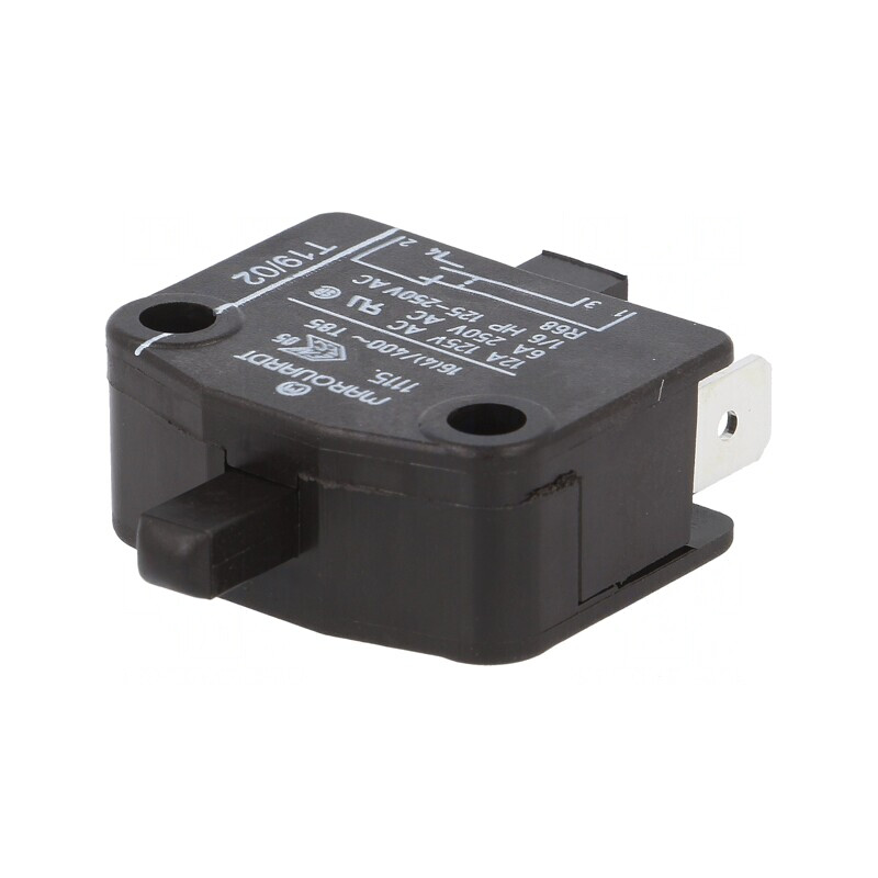 Microîntrerupător Snap Action 16A 400VAC SPST-NC IP40 | Electronic-mag.ro | Componente Electronice