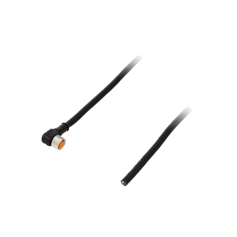 Cablu de Conectare M8 4 PIN 2m 50VAC 4A PVC | Electronic-mag.ro | Componente Electronice